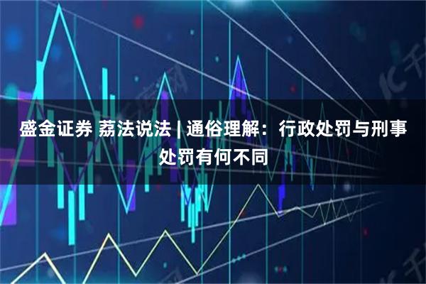 盛金证券 荔法说法 | 通俗理解：行政处罚与刑事处罚有何不同